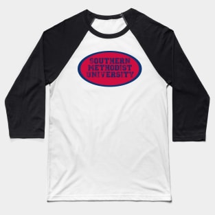 Southern Methodist University Oval Baseball T-Shirt